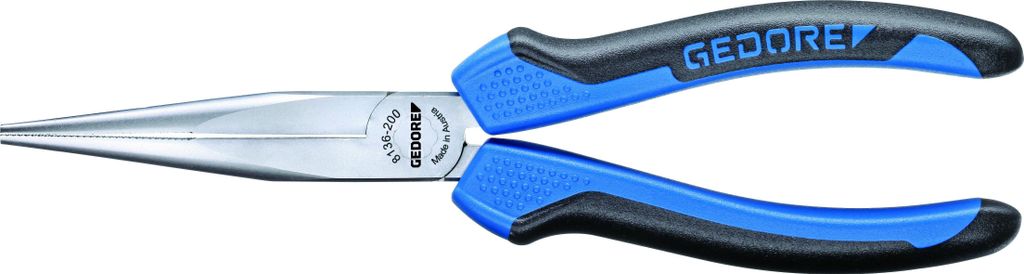 GEDORE 8136-200 JC Mechanikerzange gerade 200 mm 2K-Griff, 6722700