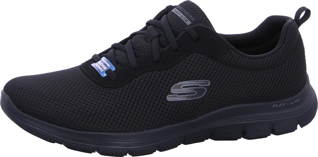 Skechers Flex Appeal 4.0 Sportschuh Schwarz Produktbild 