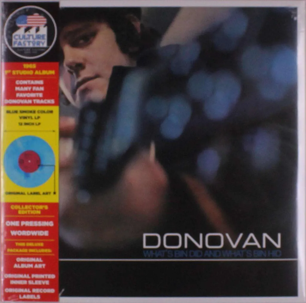 Disque Vinyle Donovan Album Folk What's Bin Did & What's Bin Hid LP Bleu