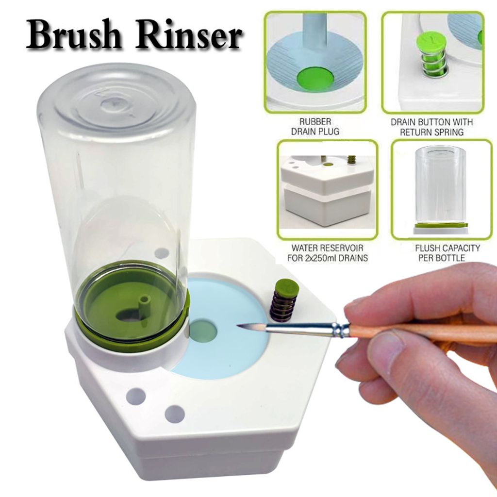 Lsydgn Pinselreiniger Mit Wasserkreislauf - Für Make-up & Malpinsel, Spart Wasser