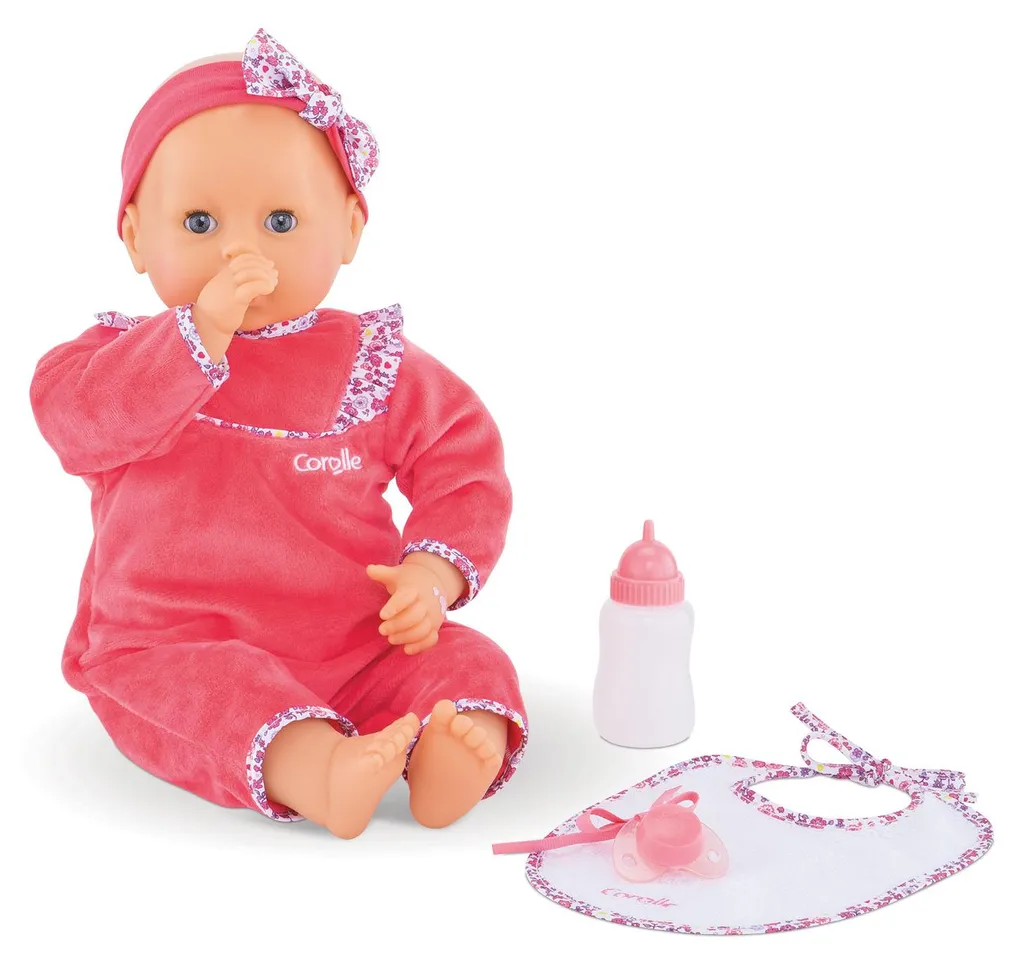 Poupon 42 cm Corolle Violet - Idéal pour apprendre à materner