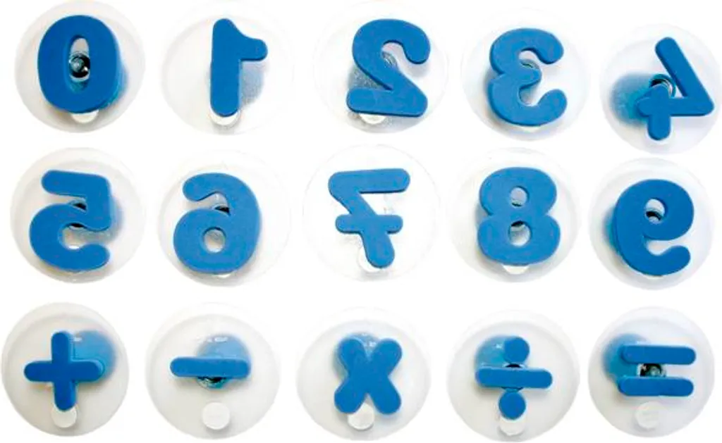 Eduplay Set 15 Timbri Giganti Numeri per Bambini - Didattica e Gioco