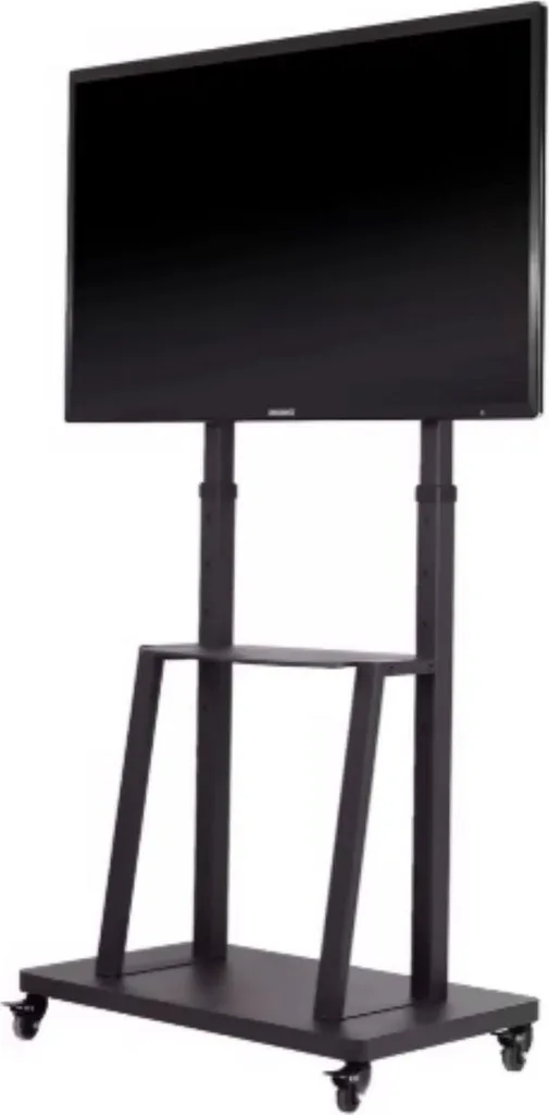 Support TV Mobile Vaylen 32-80 pouces sur Roulettes - Hauteur Réglable