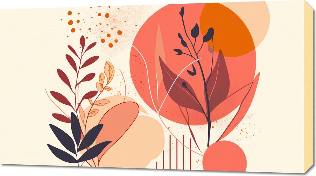 Bild 90x50cm Warmen Nachmittag