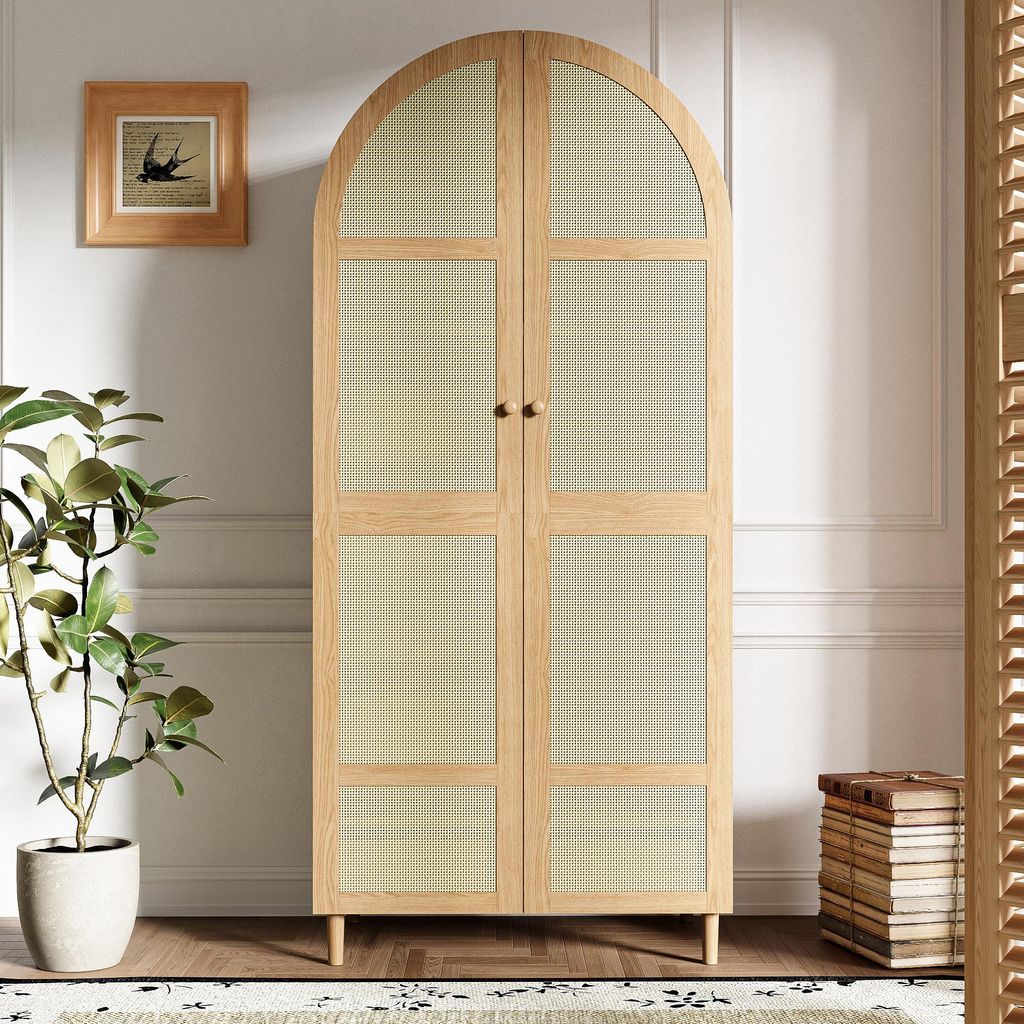 Flieks Kleiderschrank mit Kleiderstange und Schubladen, Produktbild 