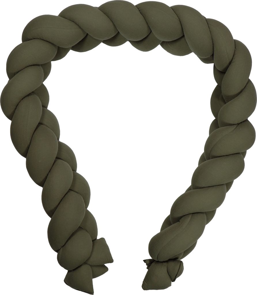 MamaLoes Soft Baumwolle Grüner 210 cm geflochtener Produktbild 