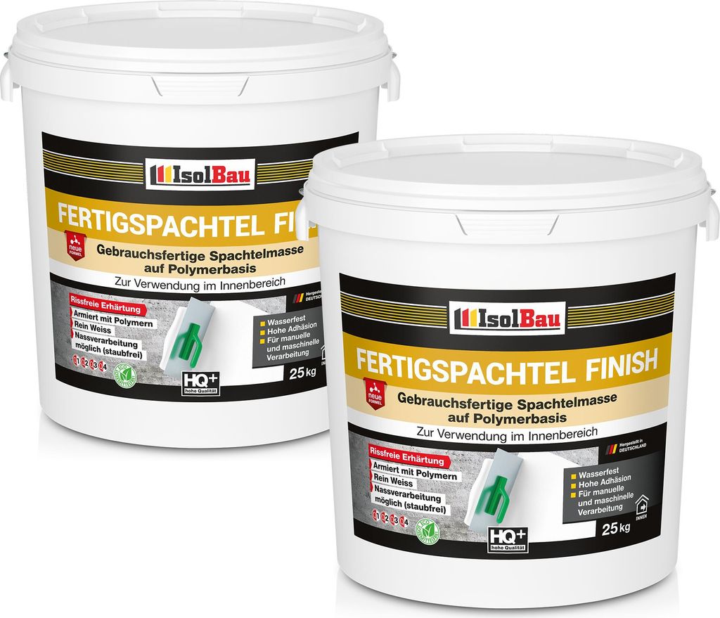 Isolbau Fertigspachtel Finish 50 kg, Glättspachtel Produktbild 