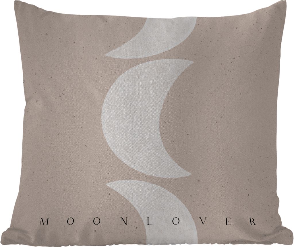 MuchoWow® Outdoor Kissen - Mond - Pastell - Text - Zitate - Produktbild 