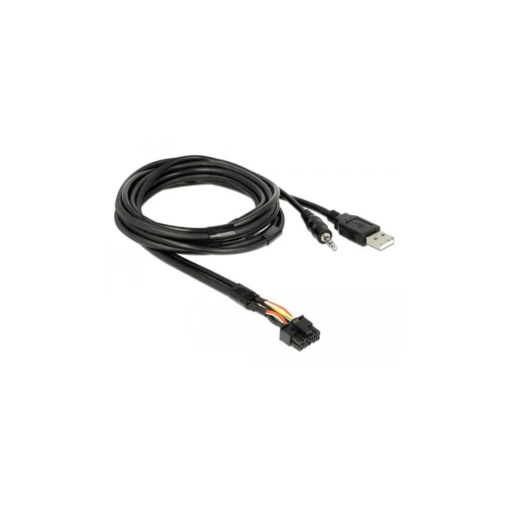 Extension Casque Micro avec USB Delock 85718 pour PC et Console 1,5m