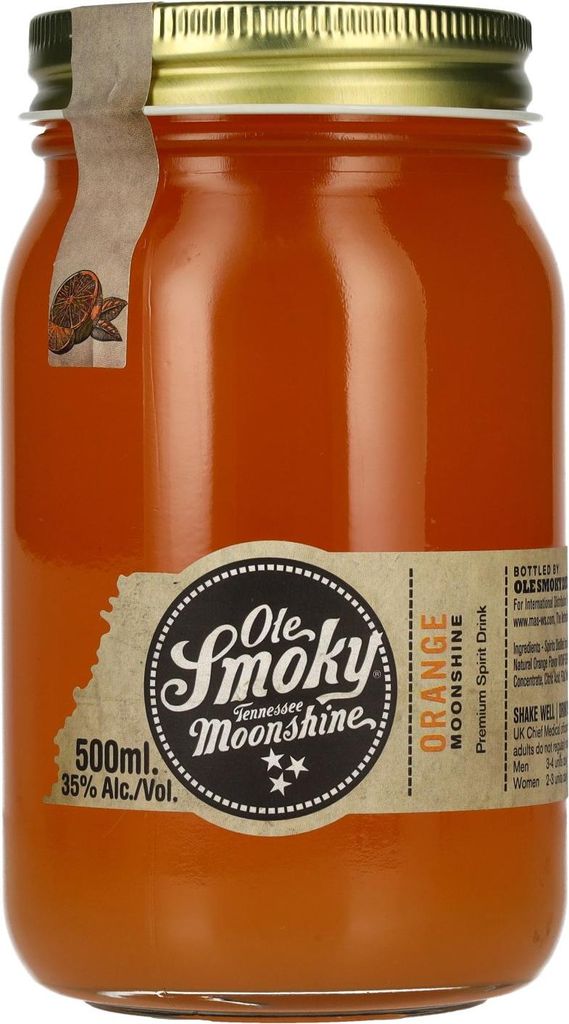 Ole Smoky Tennessee Moonshine ORANGE 35% Vol. 0,5l