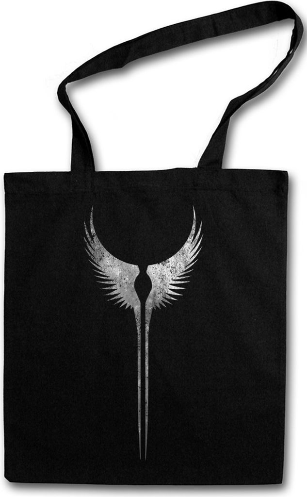 Urban Backwoods Valkyrie Wings, Stofftasche, Farbe: Schwarz