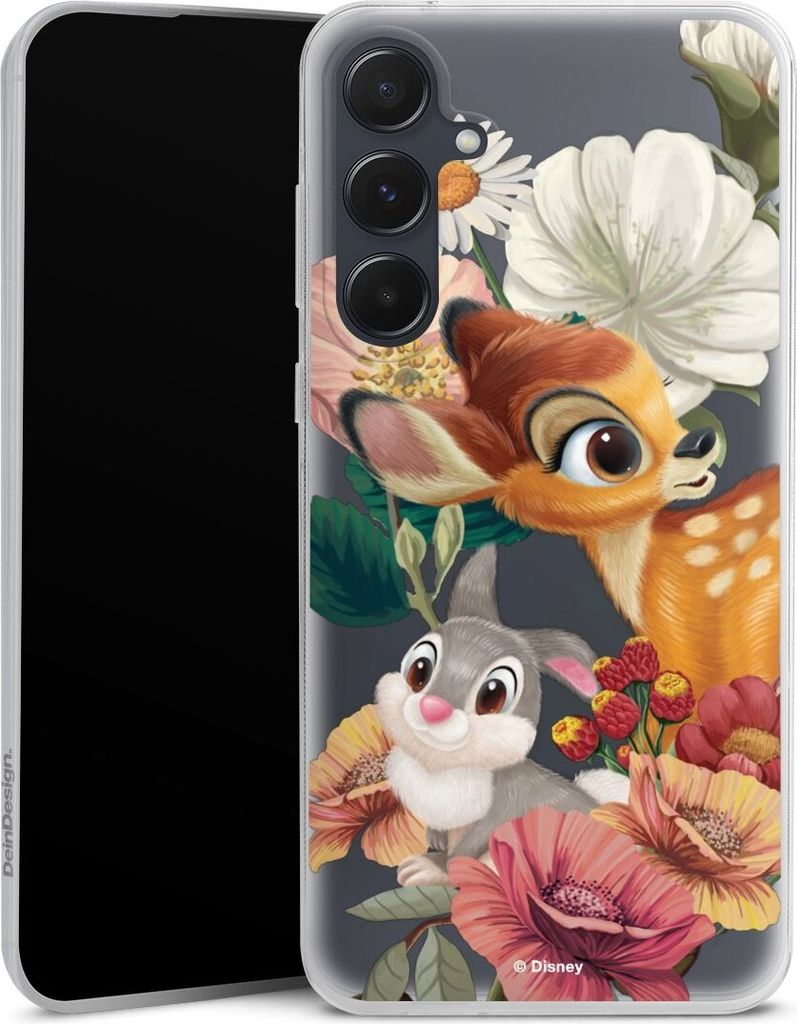 DeinDesign Slim Hülle für Samsung Galaxy A55 5G Silikon Case Ultra Dünn Handyhülle Bambi Disney Klopfer