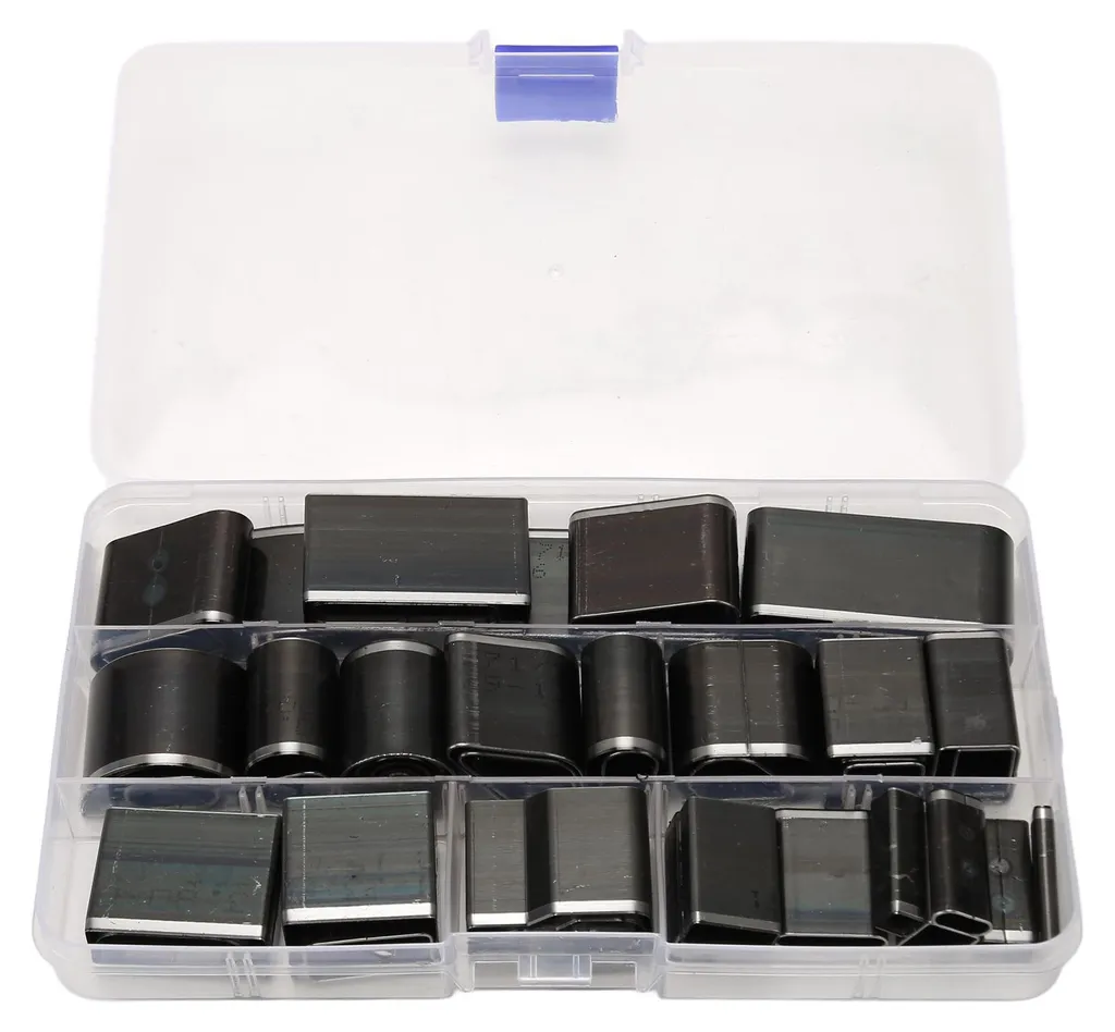 55 Poinçons en Acier Carbone Multi-tailles pour Perforation Cuir et Tissu