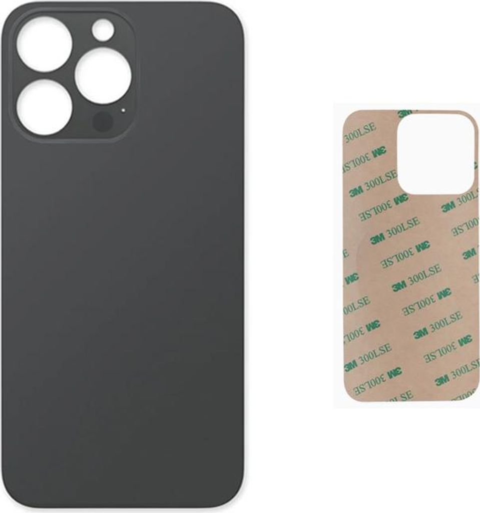 OEM iPhone 13 Pro Akkudeckel Backcover Rückseite Glas Schwarz