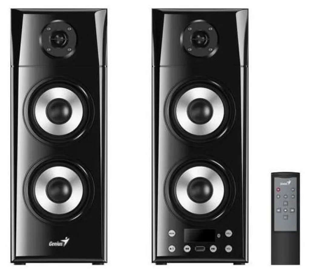 Genius SP-HF2800 BT: Speaker 2.0 60W Legno e Bluetooth 5.0