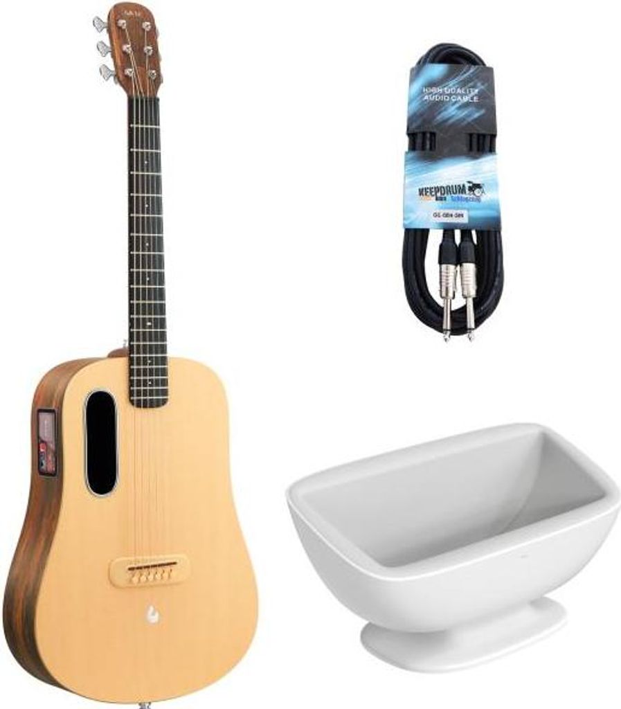 Lava Music Gitarre ME4 Spruce 36 mit Ladestation und Kabel