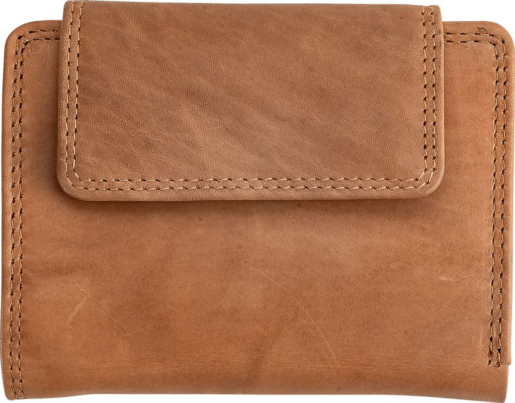 Josephine Osthoff Geldbörse Damen Portemonnaie klein KleinGeldbörse Herren slim Münzbörse Geldbeutel mit Münzfach echt Leder RFID-Schutz (938)