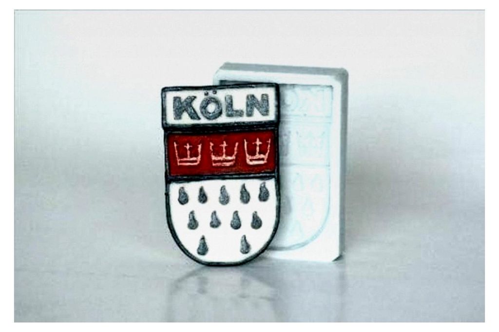 Silikonform Kölnwappen | Silikonform für Fondant und Flowerpaste | einfaches Reindrücken | Hergestellt in Deutschland