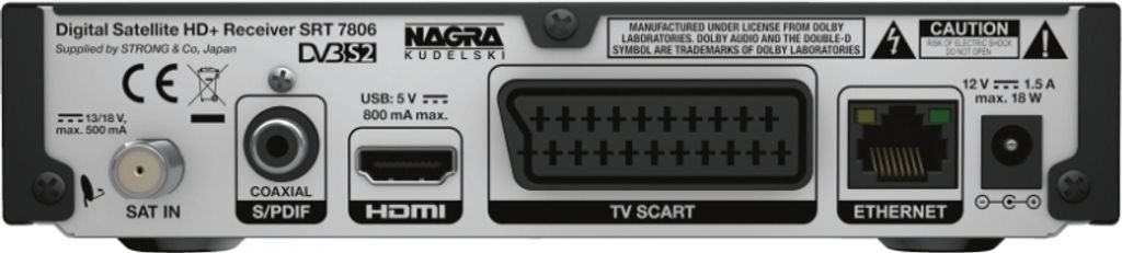 Strong SRT7806 HD+ Sat Receiver Produktbild 2