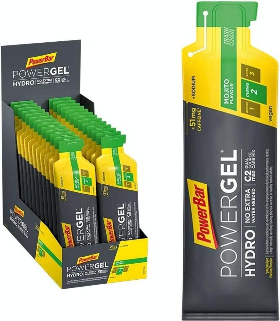 PowerBar PowerGel Hydro 24x67ml - High Carb Energie Gel + Produktbild 
