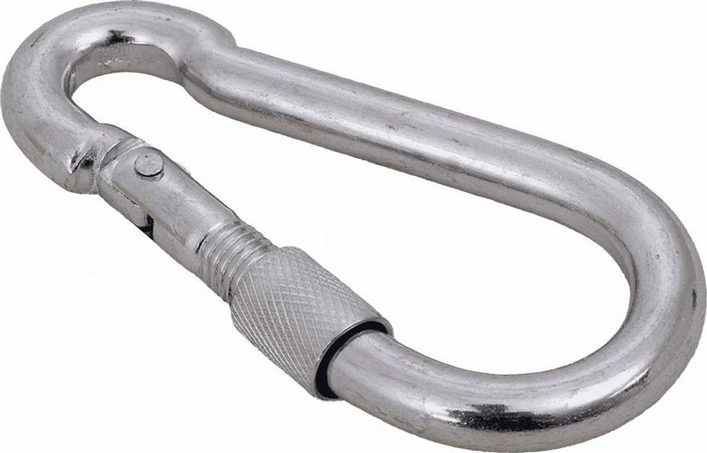 Karabiner mit Schraubverschluss für Seile DROMET KSZ10100 Produktbild 