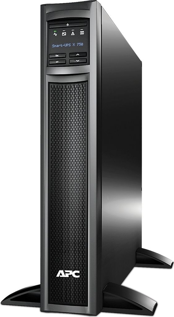 APC Smart UPS SMX - SMX750I - USV 750VA (Rack / Tower, bis zu 34 min. Überbrückungszeit bei Stromausfall, LCD Panel, ECO Mode - Stromsparfunktion)