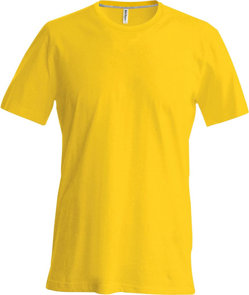 Kariban Herren T-Shirt Slim Fit RW706 (S) (Gelb)