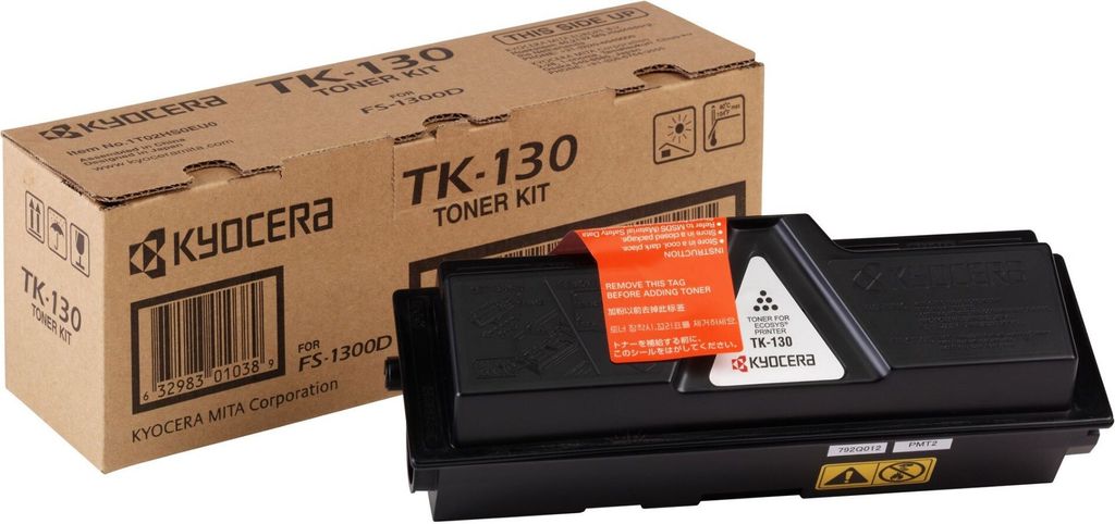 Kyocera Toner TK-130 Schwarz (ca. 7.200 Seiten) Produktbild 