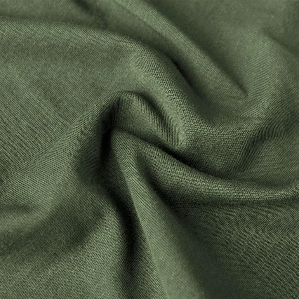 Lenzuolo Con Angoli Vency 90x200 Cm: 100% Cotone Jersey, Verde Scuro, Per Materassi Fino A 25 Cm!