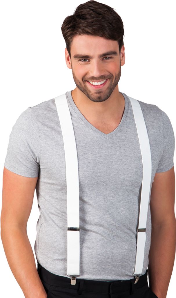 Párty Factory šle, žiarivo biele, 2,5 x 50-90 cm, pre mužov Obrázok produktu 