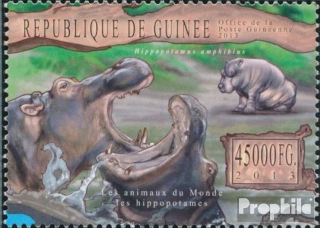 Briefmarken Guinea 2013 Mi 9824 (kompl. Ausgabe) postfrisch Produktbild 