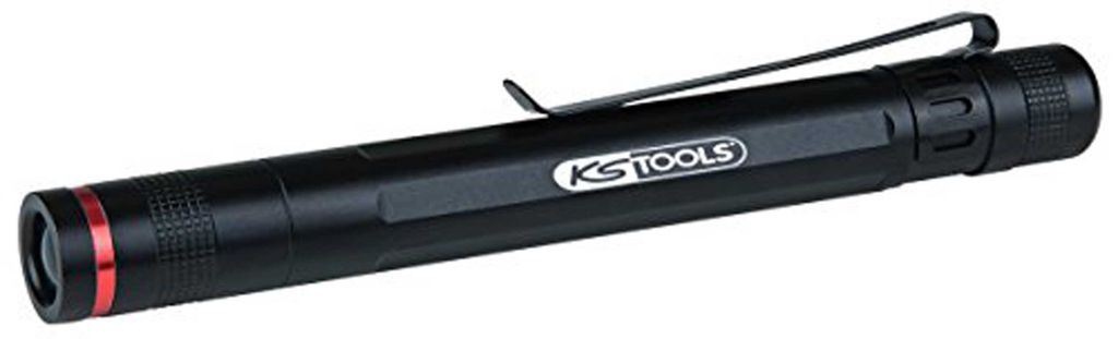 KS Tools 150.4370 Torcia elettrica nera Torcia a penna LED Immagine del prodotto 