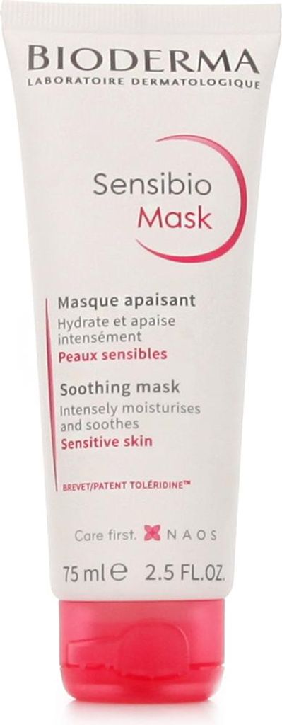 A product shot of a tube of Bioderma Sensibio Mask.