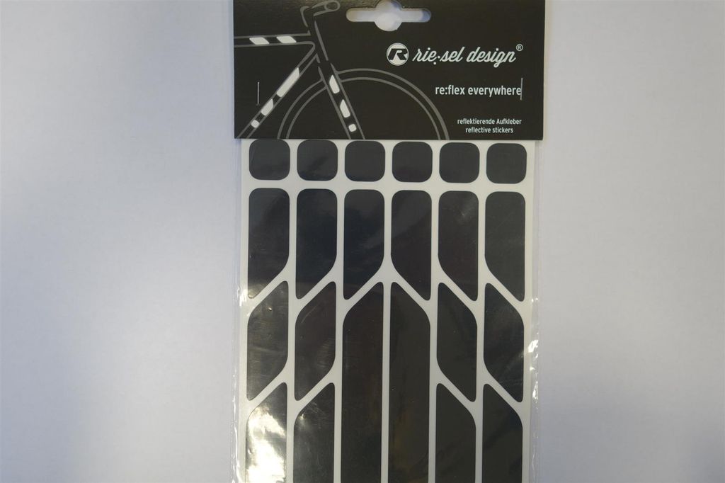 Rie:sel Design Reflex-Aufkleber-Set 're:flex' schwarz