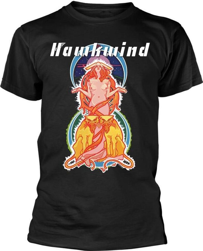 Hawkwind - "Space Ritual" T-Shirt für Herren/Damen Uni PH2660 (S) (Schwarz)