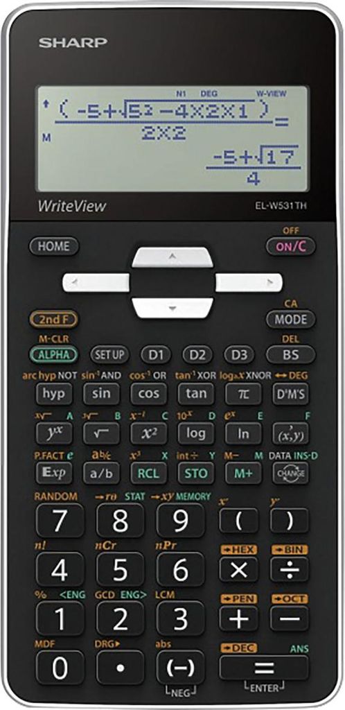 Sharp EL-W531 TH WH Schulrechner weiß