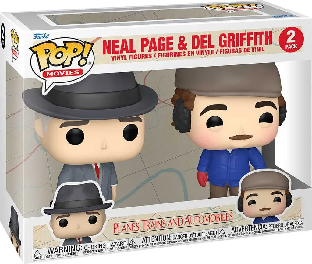 Pack de 2 Figurines de Collection Pop! Neal & Del Cinéma 80s 9 cm