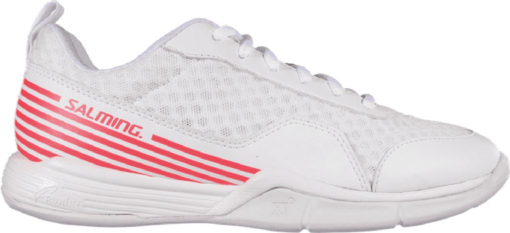 Salming Viper SL Indoor Handballschuhe Hallenschuhe Sportschuhe weiß/rot 1233062-0707, Schuhgröße:40 2/3 EU
