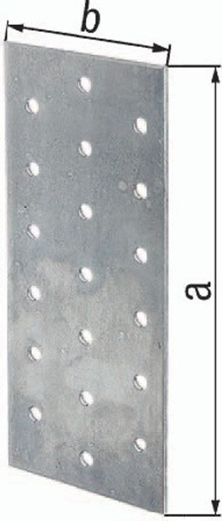 Lochplatte 200x80x2 sdmverz.EN 14545:29-2 GAH