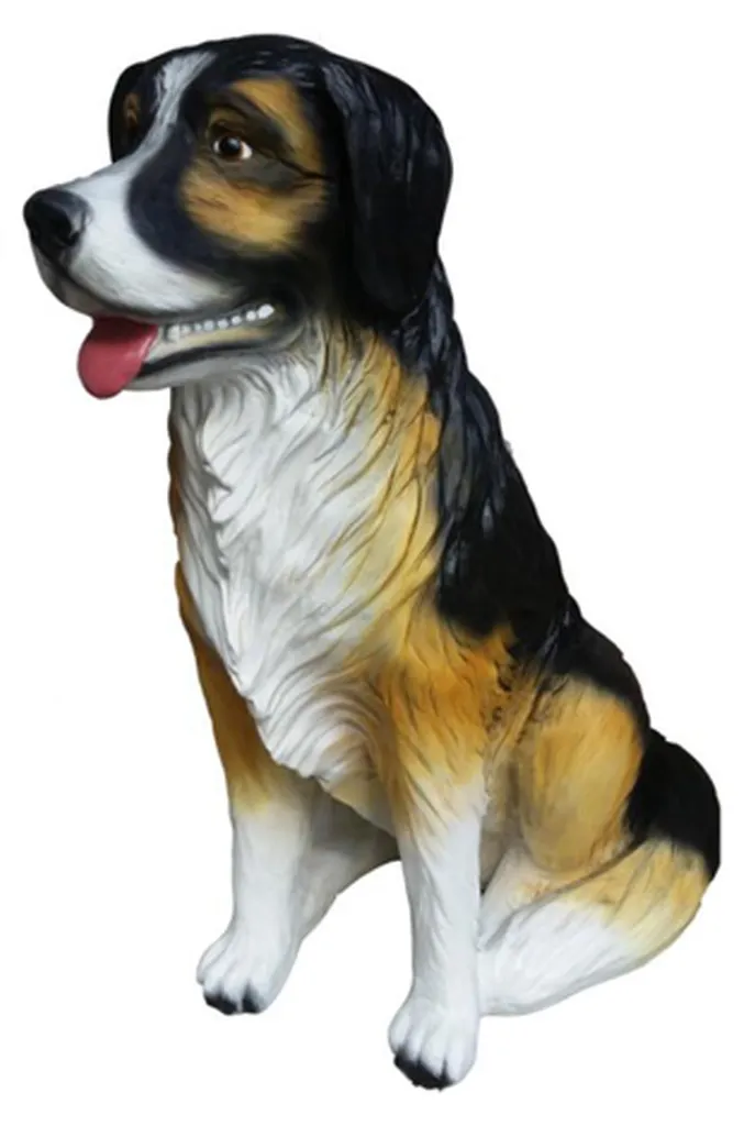 Grande Statue Chien Déco 89 cm Haute Qualité Finition Premium A555