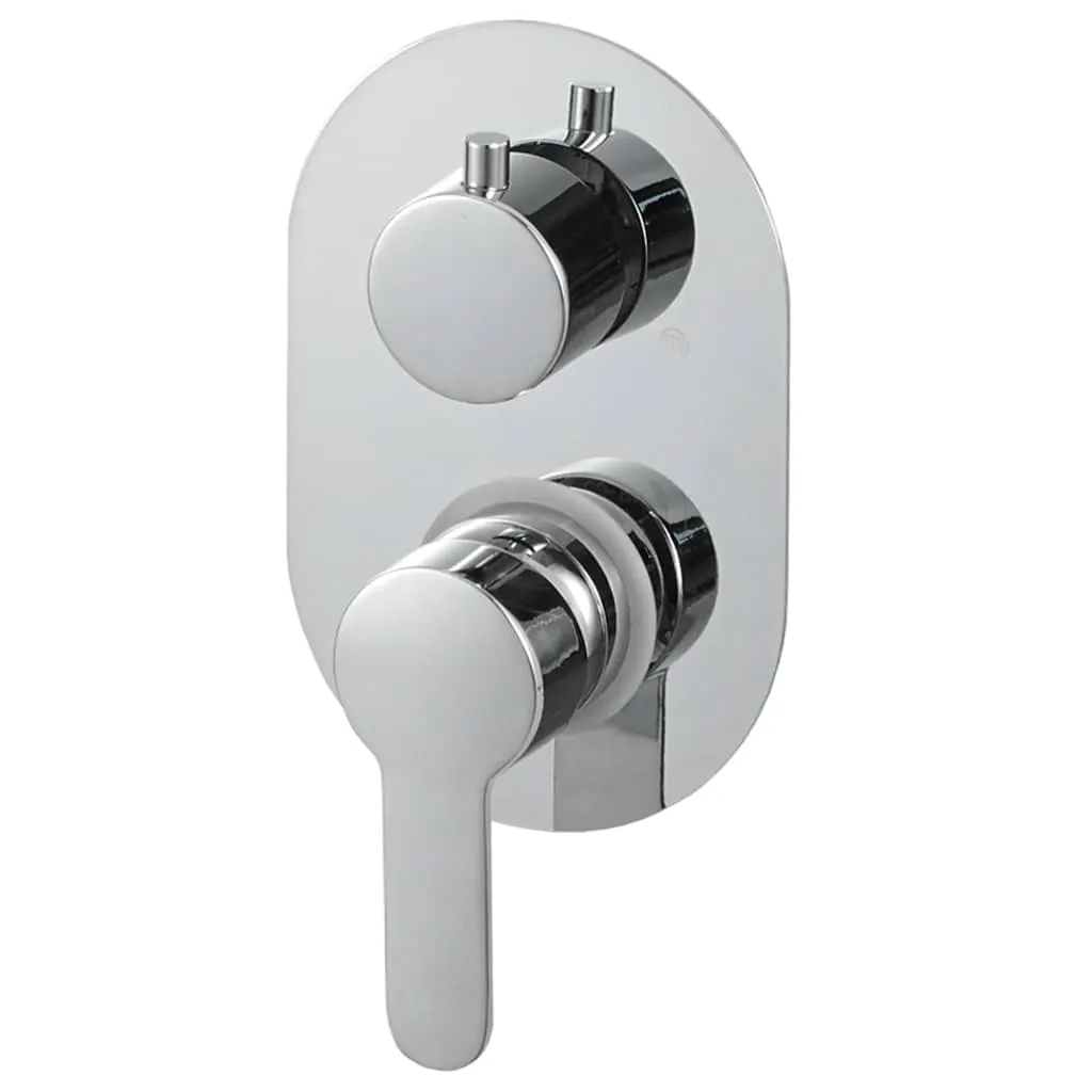 Ensemble de douche vidaXL inox 201 pour rénovation salle de bain