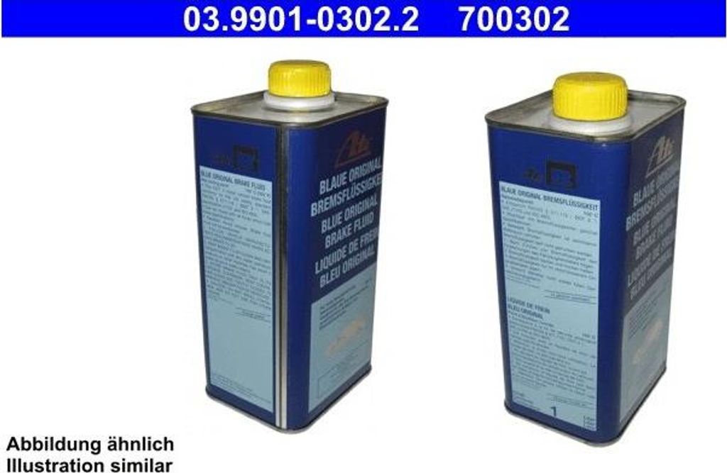 ATE Bremsflüssigkeit Bremsöl + BRAKE FLUID 1Liter Produktbild 