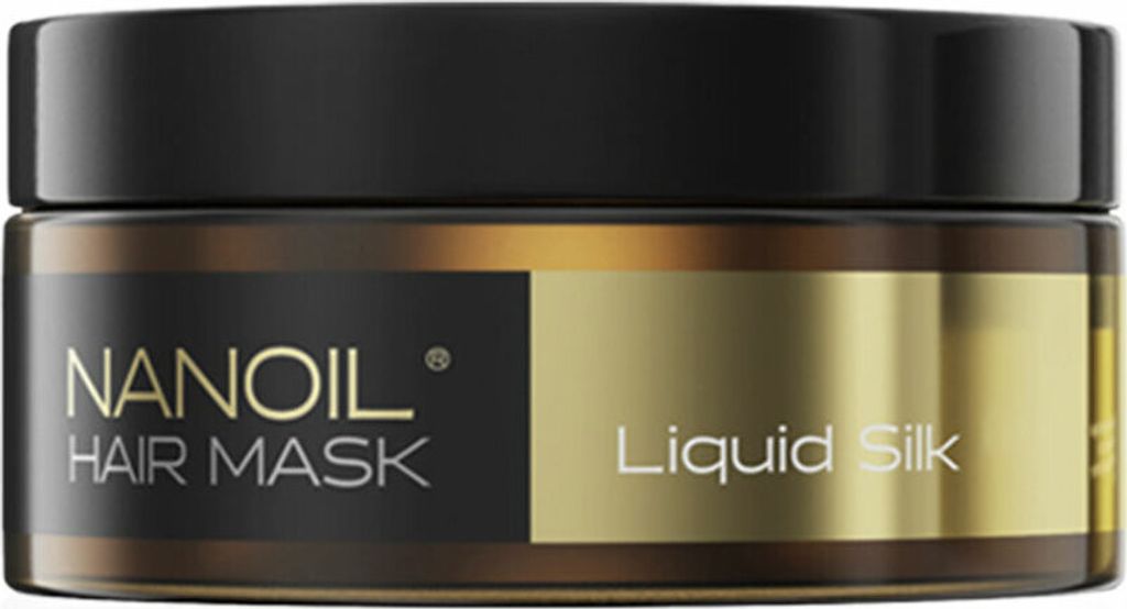 Haar Maske mit flüssiger Seide Nanoil Liquid Silk Hair Mask 300ml - regeneriert