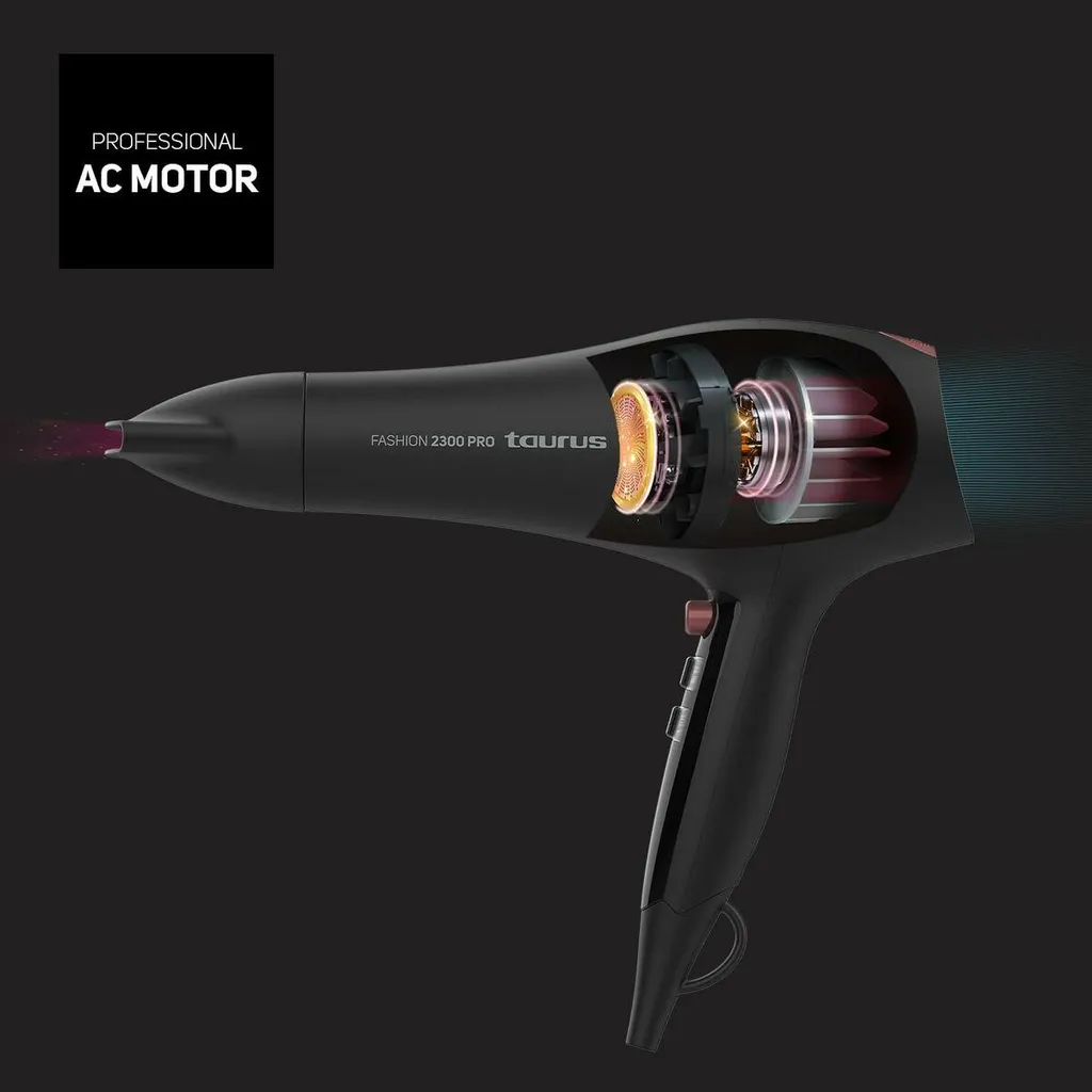 Sèche-cheveux Taurus 2200W Noir : Adieu Frisottis et Temps de Séchage Long - 5