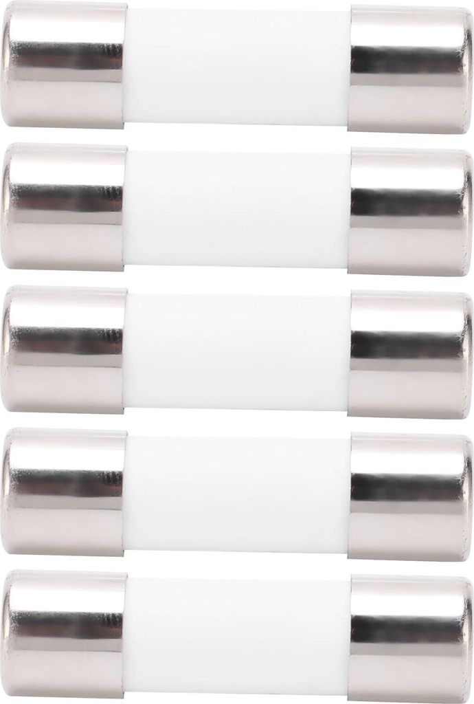 5-teiliges Sicherungsrohr-Set für Photovoltaik-Schutz, 1000 V DC, 10 x 38 mm, Ersatzteil, 15 A
