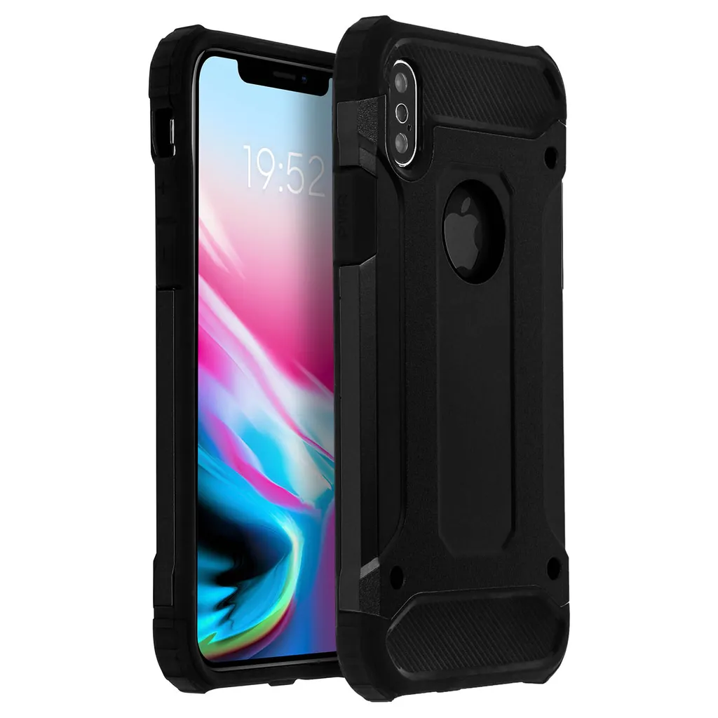 Custodia Defender II iPhone X Nero - Protezione Antiurto 1.80m Professionale