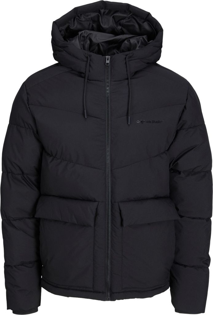 Jack & Jones Jacke Vesterbro Puffer Übergangsjacke mit Kapuze und Kordelzug