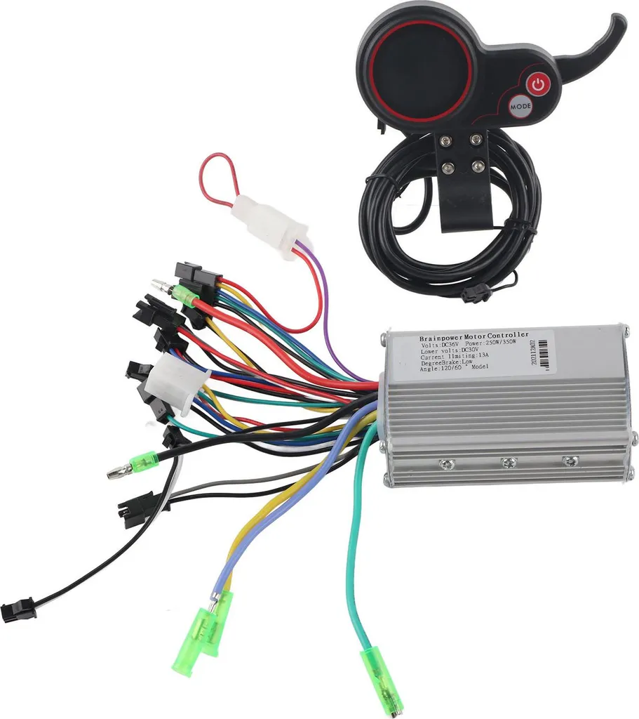 Controller Display LCD -Pannello di controllo con interruttore accessori per bici elettrica -scooter 36V