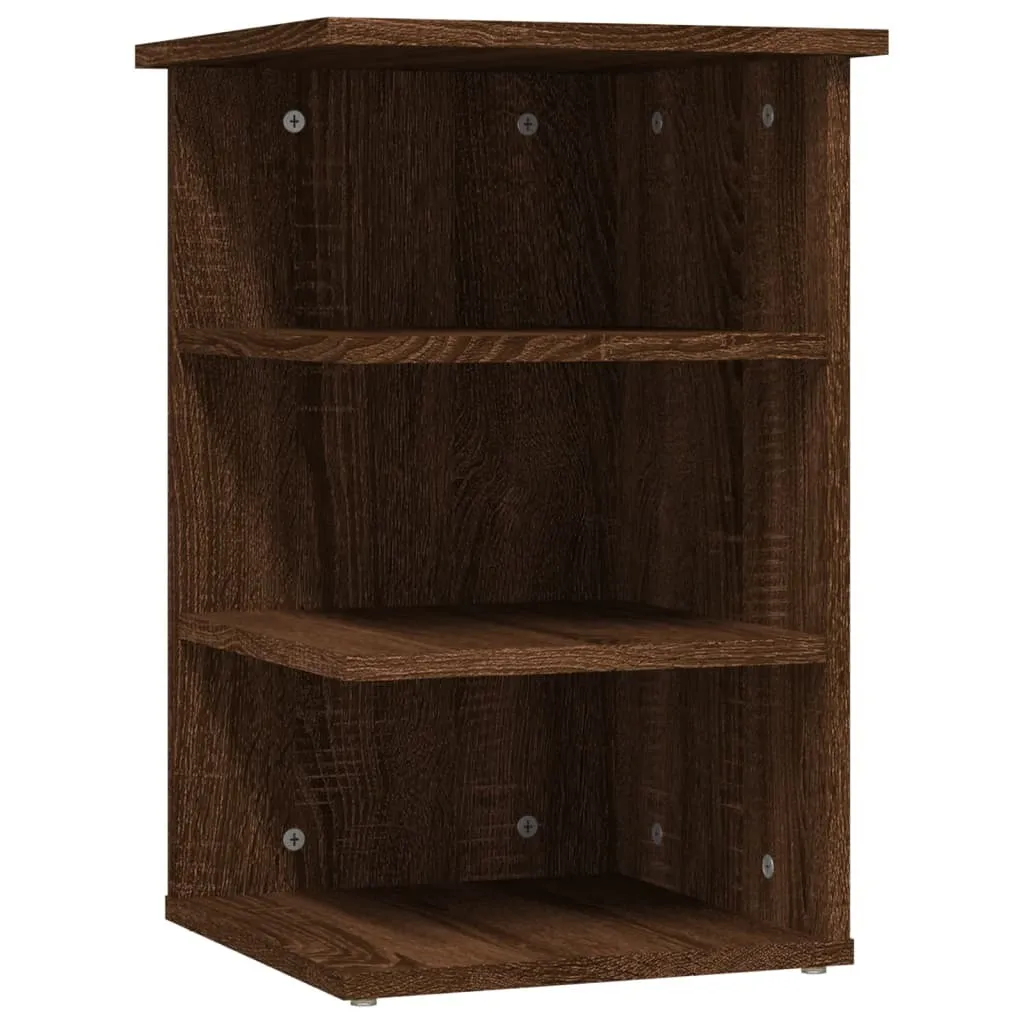Comodino Salvaspazio SYFAX Rovere Marrone 35x55cm Legno Multistrato - 1
