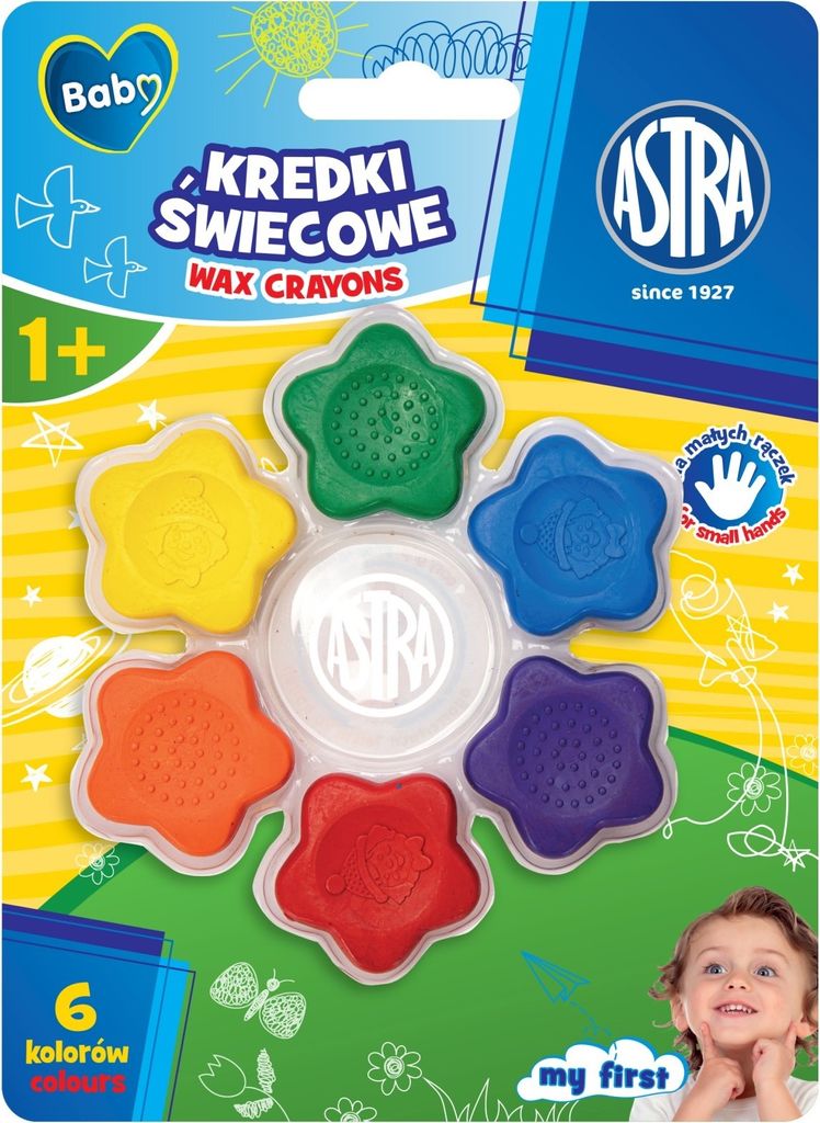 ASTRA BABY Star Wachsfiguren 6 Stk.